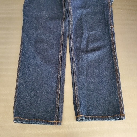 John Galt Carpenter Denim Cargo High Rise Relaxed Straight Y2K Jeans - Picture 5 of 12